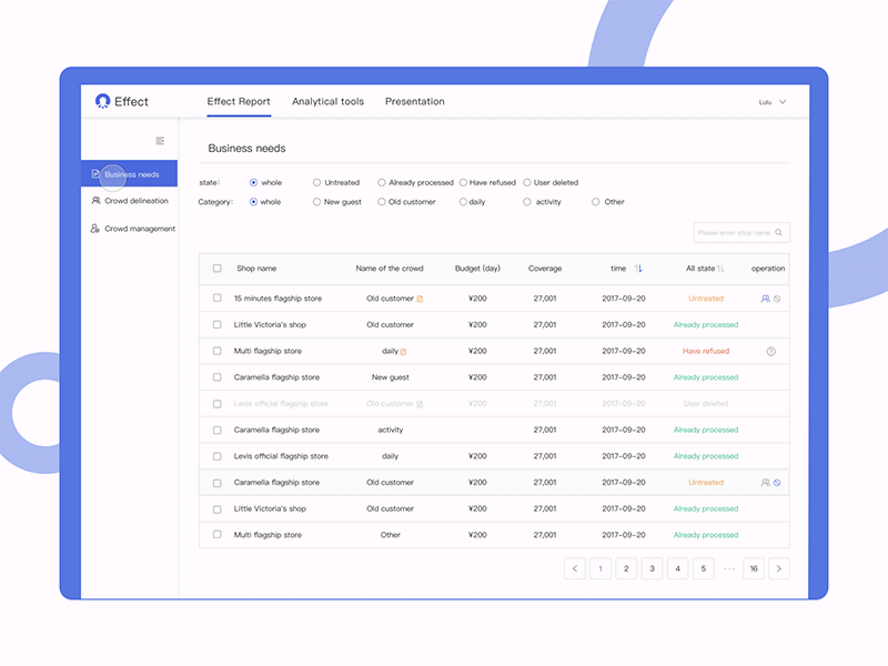 Client Management Dashboard